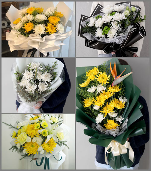 北京门头沟区永定镇白庄子村白事花束代送